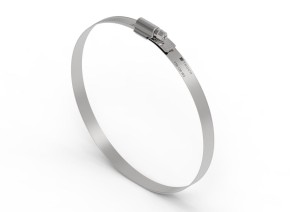 Opaska zaciskowa wzmocniona 110-130 ślimakowa stal nierdzewna szerkość 12mm TEGER 
