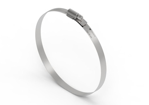 Opaska zaciskowa wzmocniona 110-130 ślimakowa (obejma W2 - stal nierdzewna) szerkość 12mm TEGER ( sprzedawane po 10 )-34869