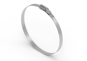 Opaska zaciskowa wzmocniona 130-150 ślimakowa stal nierdzewna szerkość 12mm TEGER 