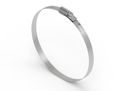 Opaska zaciskowa wzmocniona 130-150 ślimakowa (obejma W2 - stal nierdzewna) szerkość 12mm TEGER ( sprzedawane po 10 )-34875