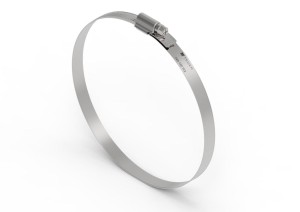 Opaska zaciskowa wzmocniona 140-160 ślimakowa stal nierdzewna szerokość 12mm TEGER 