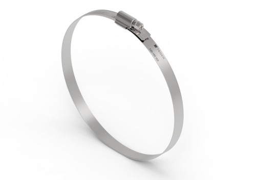 Opaska zaciskowa wzmocniona 140-160 ślimakowa (obejma W2 - stal nierdzewna) szerkość 12mm TEGER ( sprzedawane po 10 )-34878