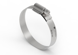 Opaska zaciskowa wzmocniona 35-50  ślimakowa stal nierdzewna szerkość 12mm TEGER 