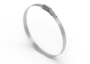 Opaska zaciskowa wzmocniona 80-100 ślimakowa stal nierdzewna szerkość 12mm TEGER 