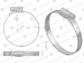 Opaska zaciskowa 8-12 ślimakowa (obejma W2 - stal nierdzewna) szerkość 9mm TEGER ( sprzedawane po 50 )-34774