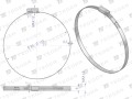 Opaska zaciskowa 90-110 ślimakowa (obejma W2 - stal nierdzewna) szerkość 9mm TEGER ( sprzedawane po 10 )-34813
