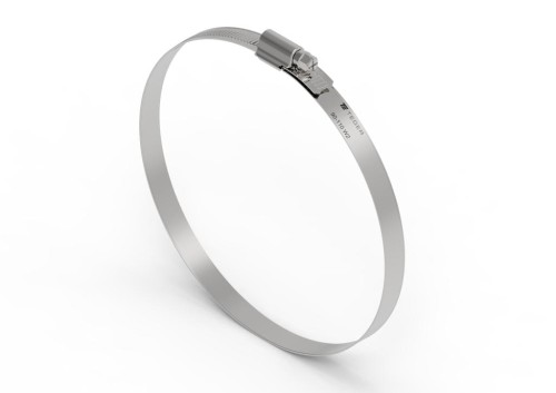 Opaska zaciskowa wzmocniona 90-110 ślimakowa (obejma W2 - stal nierdzewna) szerkość 12mm TEGER ( sprzedawane po 10 )-34863