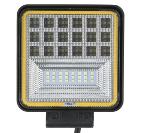 Lampa robocza 42 led barwa światła zimna pomarańczowe halo 