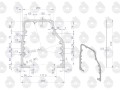 Uszczelka obudowy tylnej krążelit 0.8mm C-330 ( sprzedawane po 5 ) ORYGINAŁ URSUS-16079