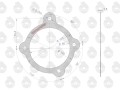 Uszczelka pokrywy licznika motogodzin krążelit 0.8mm C-330 ( sprzedawane po 10 ) ORYGINAŁ URSUS-16127