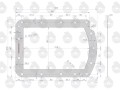 Uszczelka korpusu tylnego mostu przednia krążelit 0.8mm C-330 ( sprzedawane po 5 ) ORYGINAŁ URSUS-16129