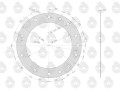 Uszczelka pochwy tylnego mostu krążelit 0.5mm C-330 ( sprzedawane po 5 ) ORYGINAŁ URSUS-16133