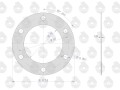 Uszczelka pokrywy WOM krążelit 0.8mm C-330 ( sprzedawane po 10 ) ORYGINAŁ URSUS-16141