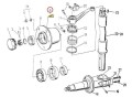 Śruba koła M14x1.5-40 C-330/360 ( sprzedawane po 20 )-2142