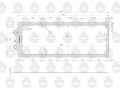 Uszczelka pokrywy górnej skrzyni biegów krążelit 0.8mm C-360 ( sprzedawane po 5 ) ORYGINAŁ URSUS-16153