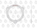 Uszczelka pokrywy wałka sprzęgła krążelit 0.8mm Zetor ( sprzedawane po 10 ) ORYGINAŁ URSUS-16225
