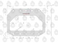 Uszczelka obudowy skrzyni przedni napęd krążelit 0.8mm Zetor ( sprzedawane po 10 ) ORYGINAŁ URSUS-16231