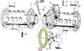 Uszczelka pochwy tylnego mostu C-330 ( sprzedawane po 10 )-7229