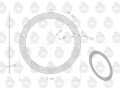 Uszczelka kadłuba cylindrów krążelit 0.8mm C-330 ( sprzedawane po 10 ) ORYGINAŁ URSUS-16149