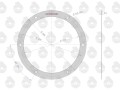 Uszczelka pokrywy mechanizmu różnicowego krążelit 0.5mm C-360 ( sprzedawane po 5 ) ORYGINAŁ URSUS-16035