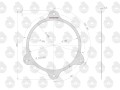 Uszczelka pokrywy mechanizmu blokady krążelit 0.5mm C-360 ( sprzedawane po 5 ) ORYGINAŁ URSUS-16039