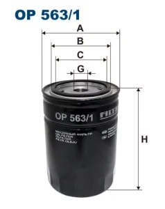 FILTR OLEJU OP563/1