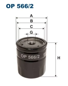 FILTR OLEJU OP566/2