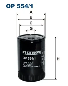 FILTR OLEJU OP554/1
