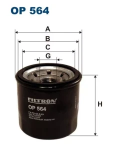 FILTR OLEJU OP564