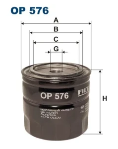 FILTR OLEJU OP576
