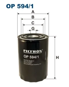 FILTR OLEJU OP594/1