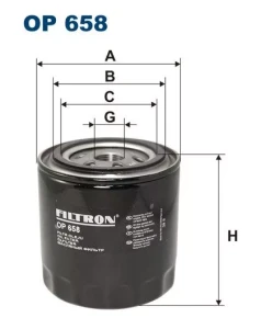FILTR OLEJU OP658
