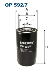 FILTR OLEJU OP592/7