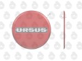 Emblemat. naklejka wypukła 3D-w2 ORYGINAŁ URSUS ( sprzedawane po 5 )-31351