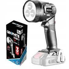 LATARKA AKUMULATOROWA 18V LAMPA LED GRAPHITE Energy+