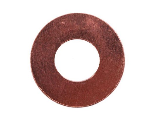 Podkładka. uszczelka miedziana wtryskiwacza 9x22 (0.5mm) płaska ( sprzedawane po 100 )-19944
